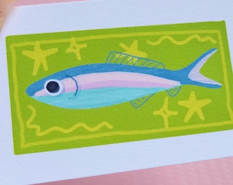 tuna mini archival art print