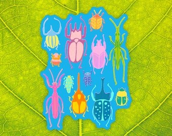 bugs matte sticker