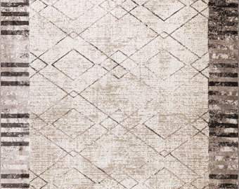 Carpet PEIRO 06147A Beige 80x150