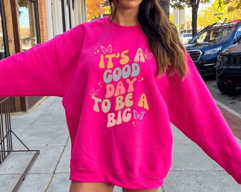 Big Little Sweatshirt Sorority Sweater Sorority Reveal Big Little Sorority Shirts Big Little Reveal Retro Sweatshirt Big Little Reveal