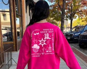 Western 21. Geburtstag Geschenk für sie Kater Sweatshirt Kater Shirt 21. Geburtstag Shirt 21. Geburtstag Geschenk für beste Freundin 21. Geburtstag