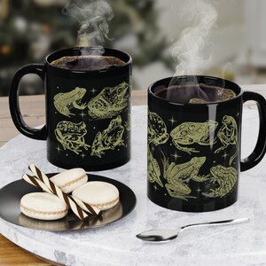 Frog Mug Goblincore Mug Dark Academia Mug Cottage Core Mug Whimsigoth Mug Forestcore Frog Mug Goblin Core Mug Frog Merch Womens Cottage Core