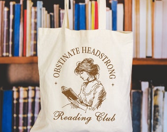 Stolthet och fördom tygväska Light Academia tygväska Stolthet och fördom väska Jane Austen tygväska Stolthet och fördom tygväska Stolthet och fördom