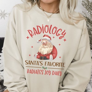 Radiology Weihnachten Sweatshirt Weihnachten Crewneck Radiology Rad Tech Sweatshirt Radiology Sweatshirt Xray Tech Sweatshirt Xray Sweatshirt