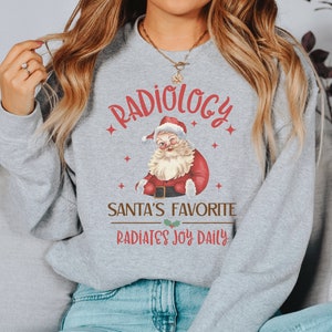 Radiology Weihnachten Sweatshirt Weihnachten Crewneck Radiology Rad Tech Sweatshirt Radiology Sweatshirt Xray Tech Sweatshirt Xray Sweatshirt