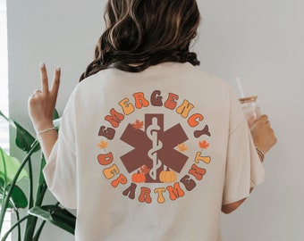 Er Thanksgiving Shirt Er Nurse Fall Shirt Autumn Er Nurse Shirt Nurse Fall Shirt Fall Er Shirt Thanksgiving Nurse Shirt Emergency Nurse