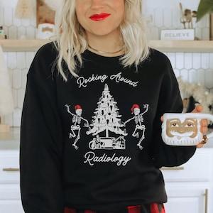 Radiologie Weihnachten Sweatshirt Weihnachten Rundhalsausschnitt Radiologie Rad Tech Sweatshirt Radiologie Sweatshirt Xray Tech Sweatshirt Xray Sweatshirt