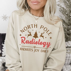 Radiology Christmas Sweatshirt Rad Tech Sweatshirt Christmas Crewneck Radiology Retro Rad Tech Sweatshirt Radiology Sweatshirt Xray Sweaters