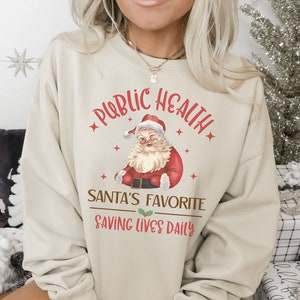 Christmas Public Health Sweatshirt Public Health Sweater Public Health Nurse Sweatshirt Public Health Gift Public Health Nurse Shirt