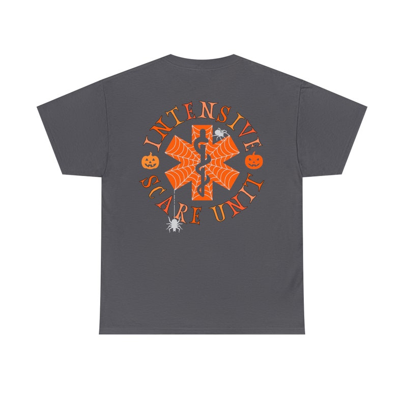 Halloween Icu Krankenschwester Shirt Intensiv Erschrecken Einheit Icu Halloween Shirt Krankenschwester Halloween Shirt Icu Shirt Halloween Krankenschwester Shirt Intensivstation Charcoal