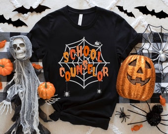 Halloween School Counselor Shirt School Counseling Middle School Counselor Tee Counselor Gift Elementary School School Counselor Gift