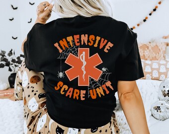 Halloween Icu Krankenschwester Shirt Intensive Schrecken Einheit Icu Halloween Shirt Krankenschwester Halloween Shirt Icu Shirt Halloween Krankenschwester Shirt Intensive Pflege