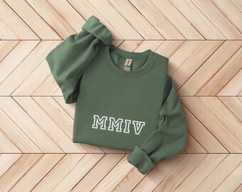 Sudadera MMIV 2004 Suéter Regalo de cumpleaños número 21 Regalo de cumpleaños número 21 para ella Regalo de cumpleaños número 21 para ella Regalos de cumpleaños número 21 para niñas Cumpleaños de niño 21