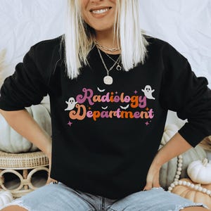 Halloween Radiology Sweatshirt Radiology Department Crewneck Xray Sweater Radiology Sweatshirts Peds Radiology Sweatshirt Holiday Sweatshirt