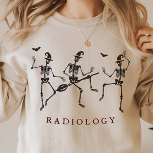 Halloween Radiology Sweatshirt Radiology Crewneck Xray Sweatshirt Xray Tech Sweatshirt Xray Crew Neck Radiography Sweatshirt X Ray Tech
