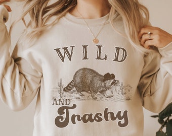 Raccoon Sweatshirt Raccoon Gifts Western Shirt Racoon Shirt Raccoon Shirt Animal Lover Gift Pun Shirt Raccoon Sweater Trash Panda Funny