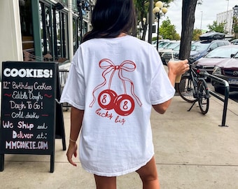 Lucky 8 Ball Big Little Shirts 8 Ball Big Little Eight Ball Shirts Big Little Shirts Sorority Big Little Shirts Sorority Big Little Reveal