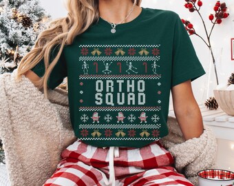 Hässliche Weihnachten Ortho Shirt Weihnachten Ortho Shirt Hässliche Weihnachten Orthopädie Krankenschwester Weihnachten Shirt Ortho Weihnachten Shirt Ortho Skeleton Shirt
