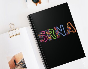 Floral Srna Notebook Srna Gift Future Crna Gift Anesthesia Gifts Future Crna Notebook Crna Book Anesthesia Notebook Future Crna Gifts Crna