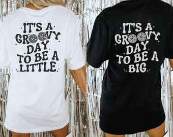 Große kleine Shirts Sorority Shirts Große kleine Shirts Sorority Reveal Große, kleine Schwesternschaften Shirts Große kleine Reveal Retro große / kleine Reveal