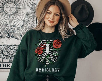 Radiology Sweatshirt Gift for Radiographer Rad Tech Sweatshirt Xray Tech Sweater Radiology Grad Radiology Technologist Gift Radiologist