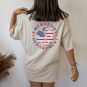 Patriotic Er Shirt Emergency Department 4th Of July Shirt Er Nurse 4th Of July Er Peds 4th Of July 4th Emergency Nurse Shirt 4th of July