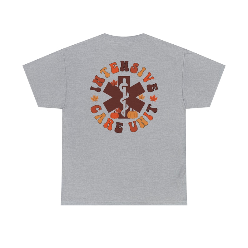 Icu Automne Chemise Icu Infirmière Chemise Automne Infirmière Chemise Automne Icu Infirmière Chemise Infirmière Thanksgiving Chemise Icu Infirmière Automne Chemise Icu Chemise Intensive Sport Grey