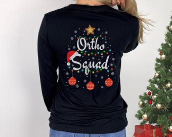Weihnachten Ortho Langarm Shirt Ortho Nurse Weihnachten Shirt Weihnachten Orthopädische Hemden Orthopädische Weihnachtshemd Weihnachtshemden Ortho