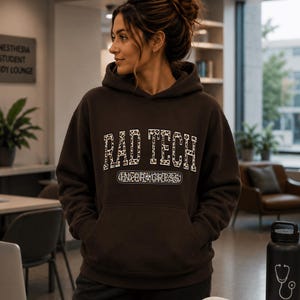 Future Rad Tech Hoodie Leopard Rad Tech In Progress Hoodie Radiology Cheetah Hoodie Future Radiologic Tech Hoodie Future Xray Tech Hoodie