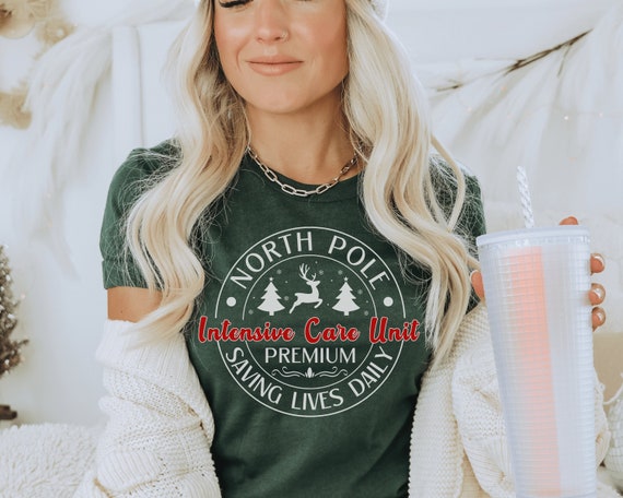 Christmas Icu Nurse Shirt Icu Christmas Shirt Icu Nurse Christmas Shirt Icu Shirt Christmas Nurse Shirt Intensive Care Unit Sicu Shirt Picu Etsy UK