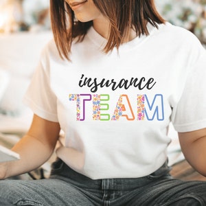 Insurance Shirt Insurance Agent Shirt Agency Shirt Insurance Advisor Shirt Insurance Agent T Shirts Black Insurance Agent Shirt Team Shirt