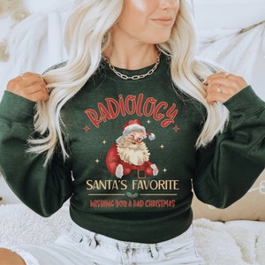 Xray Christmas Sweater Radiology Christmas Sweatshirt Rad Tech Sweatshirt Christmas Crewneck Radiology Retro Rad Tech Sweatshirt Sweater