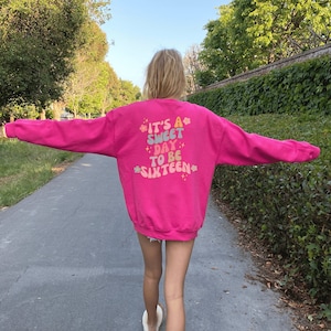 16th Birthday Gift Girl Sweet Sixteen Gifts Sweet Sixteen Gift Sweet Sixteen Birthday Girl Sweatshirt Sweet Sixteen Sweatshirt 16th Sweater