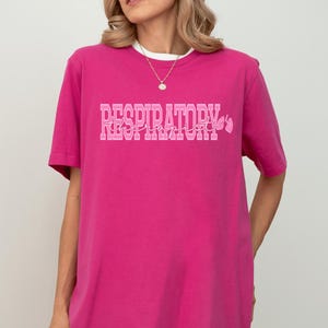 Pink Respiratory Therapist Shirt Respiratory Therapy Shirt Lung Squad Lung TShirt Respiratory T-Shirt Therapy Shirt Therapist Shirt Future
