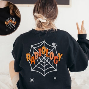 Halloween Radiology Sweatshirt Rad Tech Sweatshirt Radiology Sweatshirts Xray Tech Sweatshirt Radiography Tech Radiology Pullover Radiology