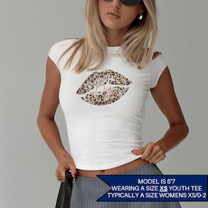 Big Little Cheetah Lips Shirts Big Little Shirts Big Little Baby Tee Big Little Reveal Kiss Sorority Big Little Reveal Shirts Big Little