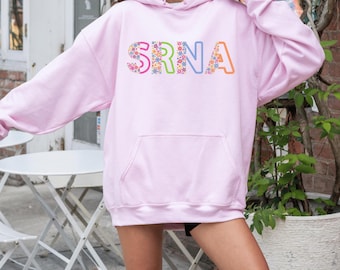 Floral Srna Hoodie Srna Shirt Srna Gift Future Crna Gift Anesthesia Gifts Future Crna Hoodie Crna Shirt Anesthesia Shirt Future Crna Gifts