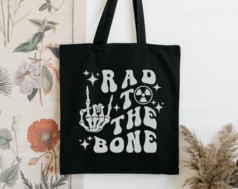 Cabas Rad to the Bone Cabas Rad Tech Sac Xray Sac fourre-tout radiologie Cabas Rad Tech Week Sac Mammo Tech Sac Xray Tech Sac fourre-tout Xray Tech