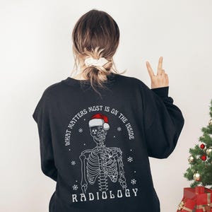 Radiology Christmas Sweater Radiology Christmas Sweatshirt Christmas Radiology Sweatshirt Xray Tech Sweatshirt Rad Tech Sweatshirt Xray