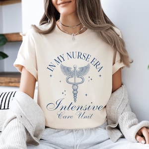 Camicia infermiera Icu Camicia unità di terapia intensiva Maglietta infermiera Icu Camicia infermiera Icu Camicia infermiera Icu Camicie infermiera Camicie Icu Infermiera regalo Camicia unità Icu