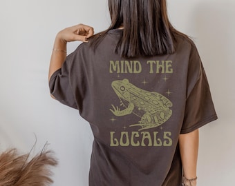 Frog Shirt Goblin Core Clothes Goblincore Clothing Cottage Core Shirt Goblincore Clothes Dark Academia Shirt Whimsigoth Clothing Goblincore