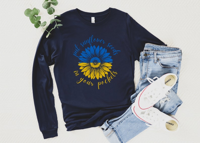 Put Sunflower Seeds in Your Pockets Sweatshirt Stand With Etsy