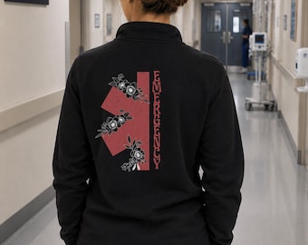 Er Quarterzip Er Nurse Sweatshirt Emergency Department Sweatshirt Er Sweatshirt Emergency Nurse Sweatshirt Emergency Sweatshirt Emergency