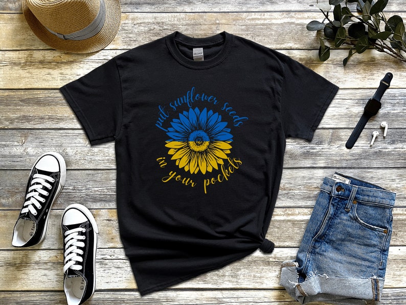 Put Sunflower Seeds in Your Pockets Sweatshirt Stand With Etsy