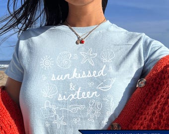 Sweet 16 Beach Theme Sweet 16 Baby Tee Sweet 16 At Sea Shirt Sweet 16 Shirt Sweet Sixteen Gift Sweet 16 Gifts For Girls Sweet Sixteen Shirt