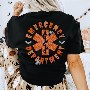 Emergency Department Shirt Halloween Nurse Shirt Halloween Er Nurse Shirt Nurse Halloween Shirt Emergency Nurse Shirt Er Shirt Er Halloween