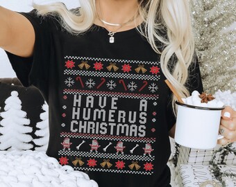 Xmas Ortho Shirt hässliche Weihnachten Radiologie Shirt Weihnachten Ortho Shirt hässliche Weihnachten Orthopädie Krankenschwester Weihnachten Shirt Ortho Weihnachten