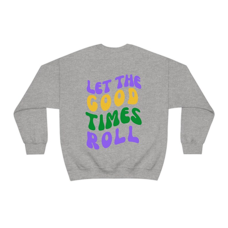 Mardi Gras Puff Sleeve Sweater main image 1