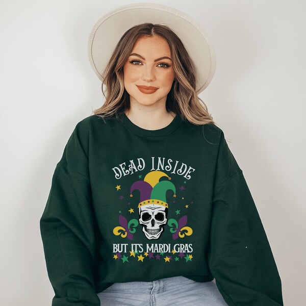 mardi gras striped sweater