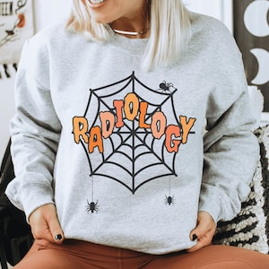 Halloween Radiology Sweatshirt Xray Sweatshirt Xray Crew Neck Rad Tech Xray Sweatshirts Xray Tech Sweatshirt Xray Sweater Rad Tech